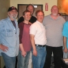 Engineer Dan Wallin, me, cond. Richard Rintoul; guitarists Fino Roverato, Joe Jewell, Joe DiBlasi, John Goux, Grant Geissman and Mitch Holder; MUSIC FOR SIX GUITARS AND PERCUSSION.